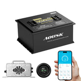 48 Volt Lithium Battery for Golf Cart, Upgraded 300A BMS, 1200A Peak, 8000+ Cycles, Max 23.04kW Power Output, 3C Discharge, Round Gauge & App, Perfect for UTV, Golf Carts
