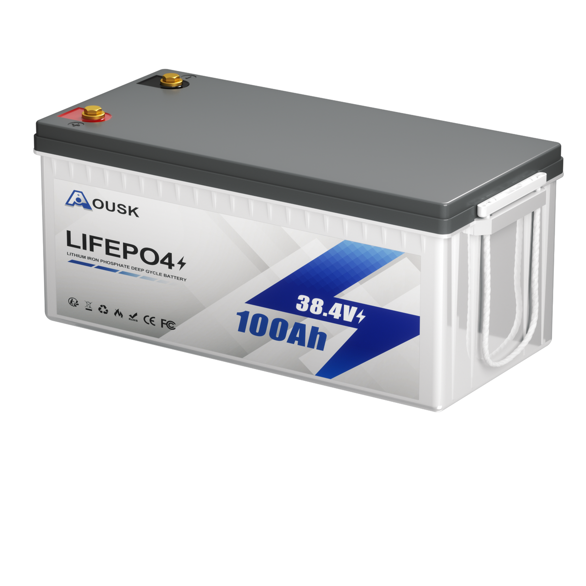 36V Lithium Golf Cart Battery with 25A Lifepo4 Charger, 36V Lithium Battery with 200A BMS, Max 7.68kW Power Output, Perfect for Golf Carts