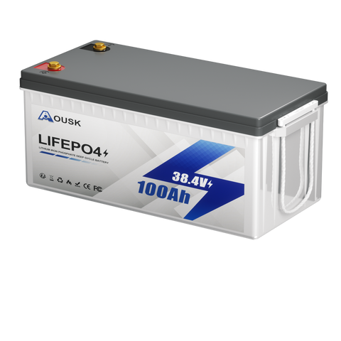 36V Lithium Golf Cart Battery with 25A Lifepo4 Charger, 36V Lithium Battery with 200A BMS, Max 7.68kW Power Output, Perfect for Golf Carts
