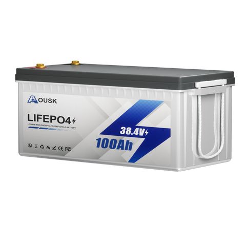 36V Lithium Golf Cart Battery with 25A Lifepo4 Charger, 36V Lithium Battery with 200A BMS, Max 7.68kW Power Output, Perfect for Golf Carts