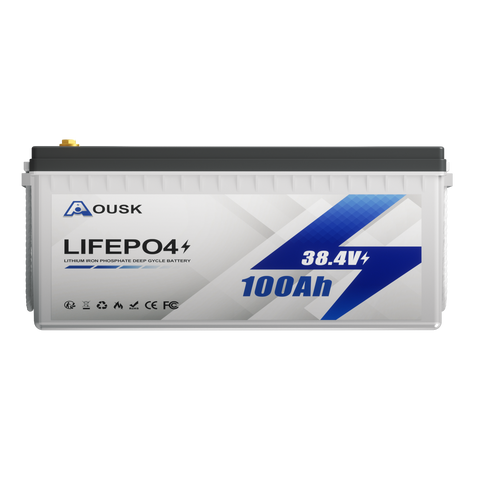 36V Lithium Golf Cart Battery with 25A Lifepo4 Charger, 36V Lithium Battery with 200A BMS, Max 7.68kW Power Output, Perfect for Golf Carts