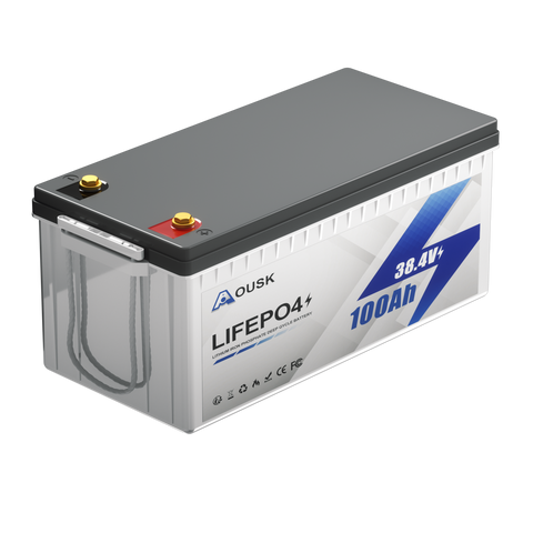 36V Lithium Golf Cart Battery with 25A Lifepo4 Charger, 36V Lithium Battery with 200A BMS, Max 7.68kW Power Output, Perfect for Golf Carts