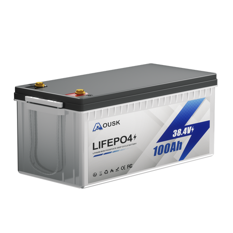 36V Lithium Golf Cart Battery with 25A Lifepo4 Charger, 36V Lithium Battery with 200A BMS, Max 7.68kW Power Output, Perfect for Golf Carts